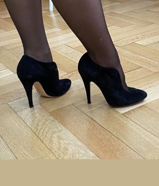 Women Gallery Woman Heels Black Leather 36.5