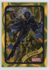 2025 Topps Chrome Marvel Comics Yellow Lava Refractor Storm #95 1o3q
