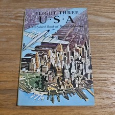 Flight Three - USA - Ladybird Book - Series 587 - (1959) 1st Ed - Dust Jacket P
