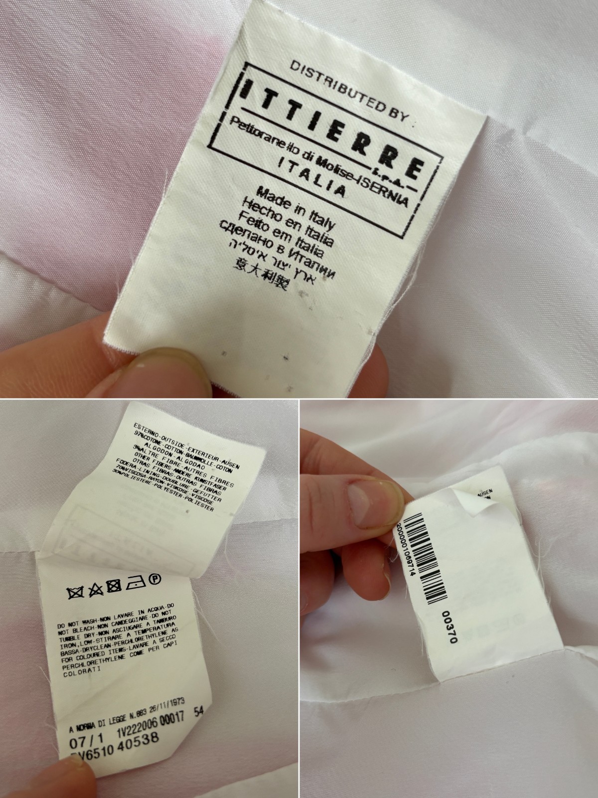 Vintage Versace Jeans Couture Floral Cropped Blazer Pink Jacket Italy Size 42/S thumbnail 5