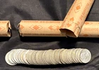 Roll of (40) Silver Washington Quarters, Minimum 8.80 Oz/Roll, From 40's to 60's