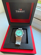 Tissot PRX Quartz 35mm Green Dial Date Sapphire 100m Steel Bracelet Box