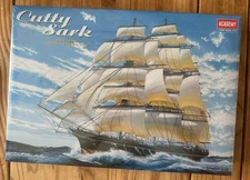 New Vintage CUTTY SARK Sailboat Model Kit #1445 Scale 1/160  2002 Academy Boat