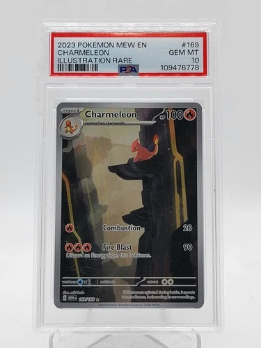 CHARMELEON 2023 POKEMON 151 ILLUSTRATION RARE #169/165 PSA 10 Q3963
