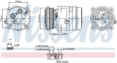 NISSENS 89259 Kompressor, Klimaanlage für ALFA ROMEO,FIAT,LANCIA