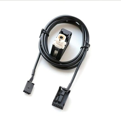 Car Dash Audio 12Pin Cable Adapter AUX USB Replacement For BMW E39 E53 X5 N