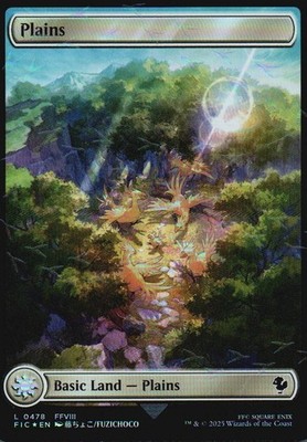 Plains (Chocobo Track Foil) L Magic: The Gathering Commander: Final Fantasy 478