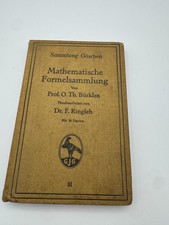 RARE 1928 Mathematische Formelsammlung von O....