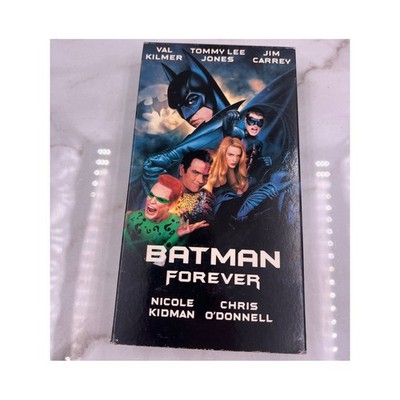Batman Forever VHS 1995 Val Kilmer Jim Carrey Warner Home Video 15100 Hi-Fi
