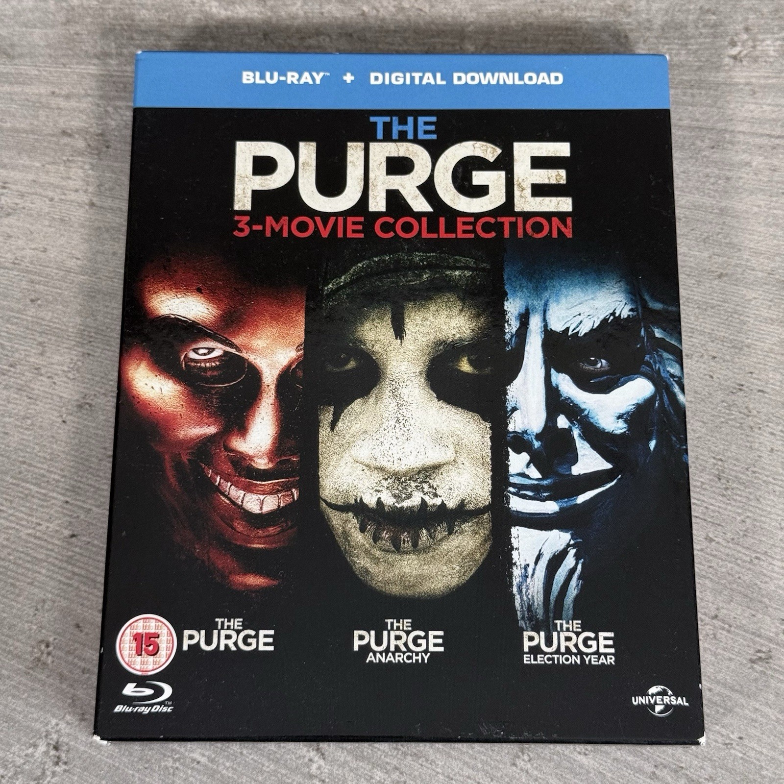The Purge 3 Movie Collection Blu-ray - Anarchy Election Year Horror Films