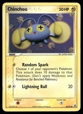 Chinchou Legend Maker 50/92 Common Pokemon Heavily Played on eBay