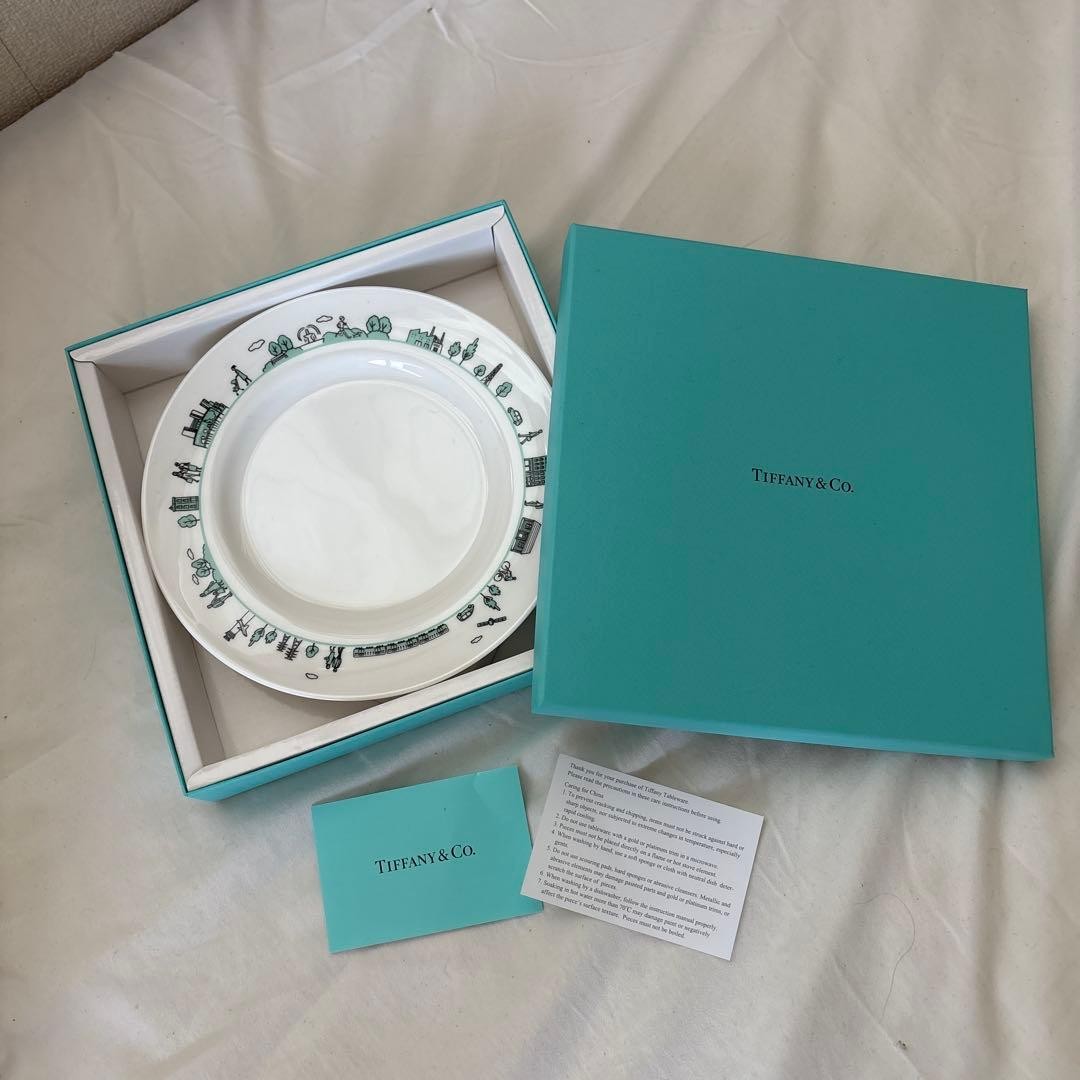 Tiffany & Co. Mitsubishi Electric Anniversary Plate Unused Boxed