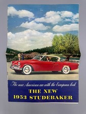 1953 Studebaker Automobile Car Advertise Brochure Vintage Land Cruiser Commander
