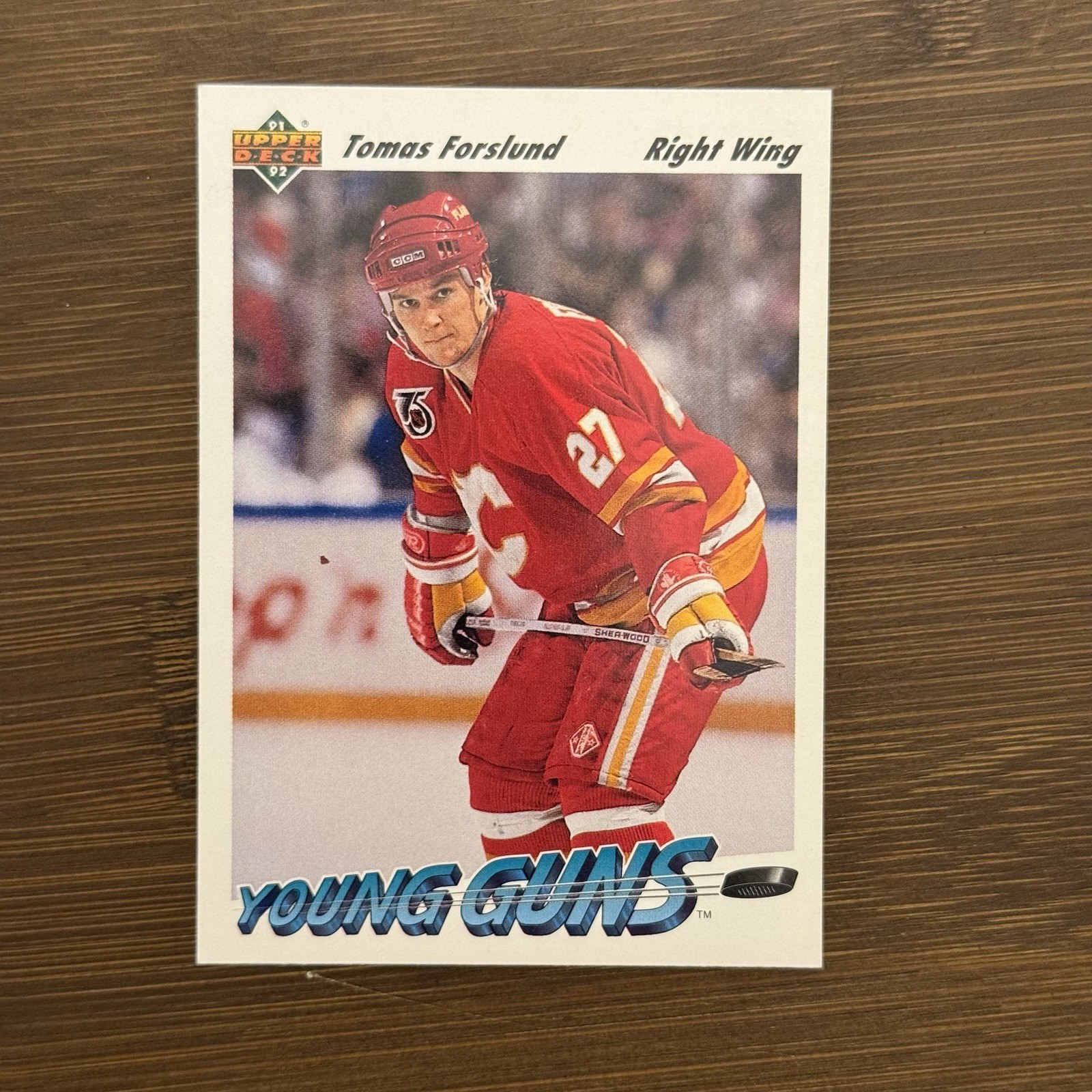 1991 Upper Deck Tomas Forslund #586