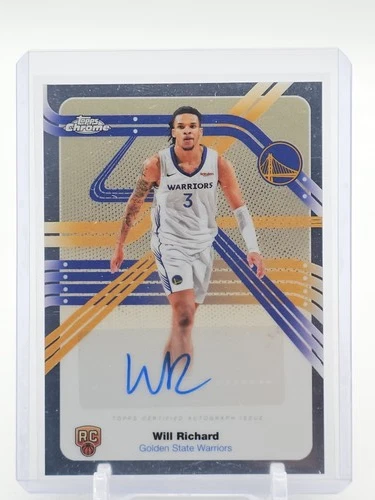 2025 Topps Chrome Will Richard Chrome Rookie Autographs (RAW)