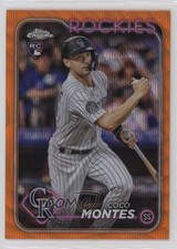 2024 Topps Chrome Orange Wave Refractor 9/25 Coco Montes #182 16b8