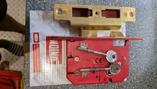 Union J2201-PL-3.00 5 Lever Mortice Sashlock Brass Finish 77.5mm 3in
