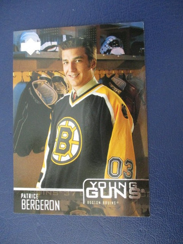 Patrice Bergeron #204 2003 Upper Deck card
