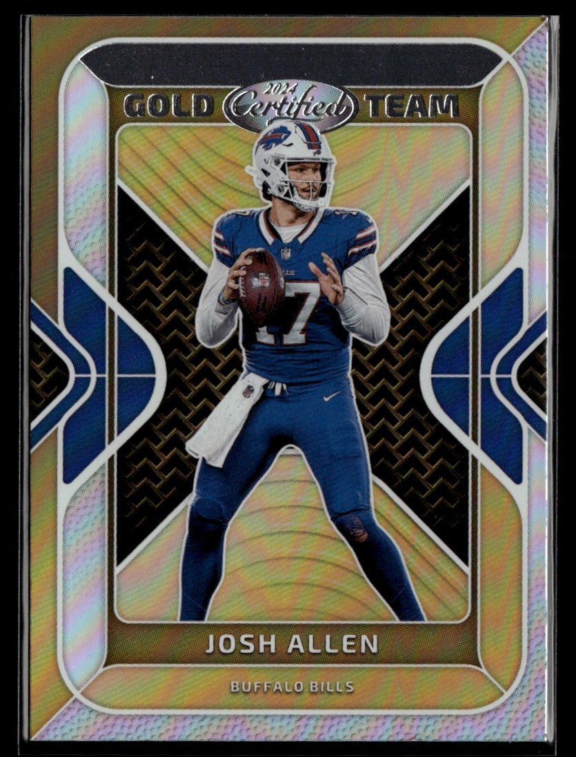 2024 Panini Certified Gold Team Josh Allen Buffalo Bills #GT-JAN