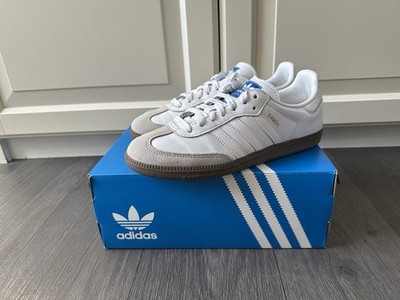 OVP wie neu Adidas Samba OG Original Weiß Grau Gr. 38 2/3 Sneaker Low