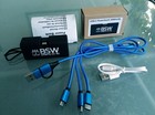 USB POWERBANK 5000mAh inkl. Universal Ladekabel (USB-C, Micro-USB, Apple) 5V+9V