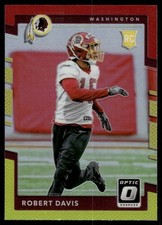 2017 Donruss Optic - Rookies Robert Davis #117 Red and Yellow Prizm (RC)