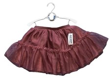 Old Navy Dark Rose Colored Layered Skirt Girls Size 2T NWT