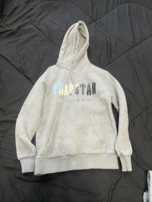 Trapstar Chenille Decoded Tracksuit Grey Size Small