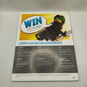 Original Lego (70615) The Ninjago Movie Instruction Manual ONLY For Fire Mech