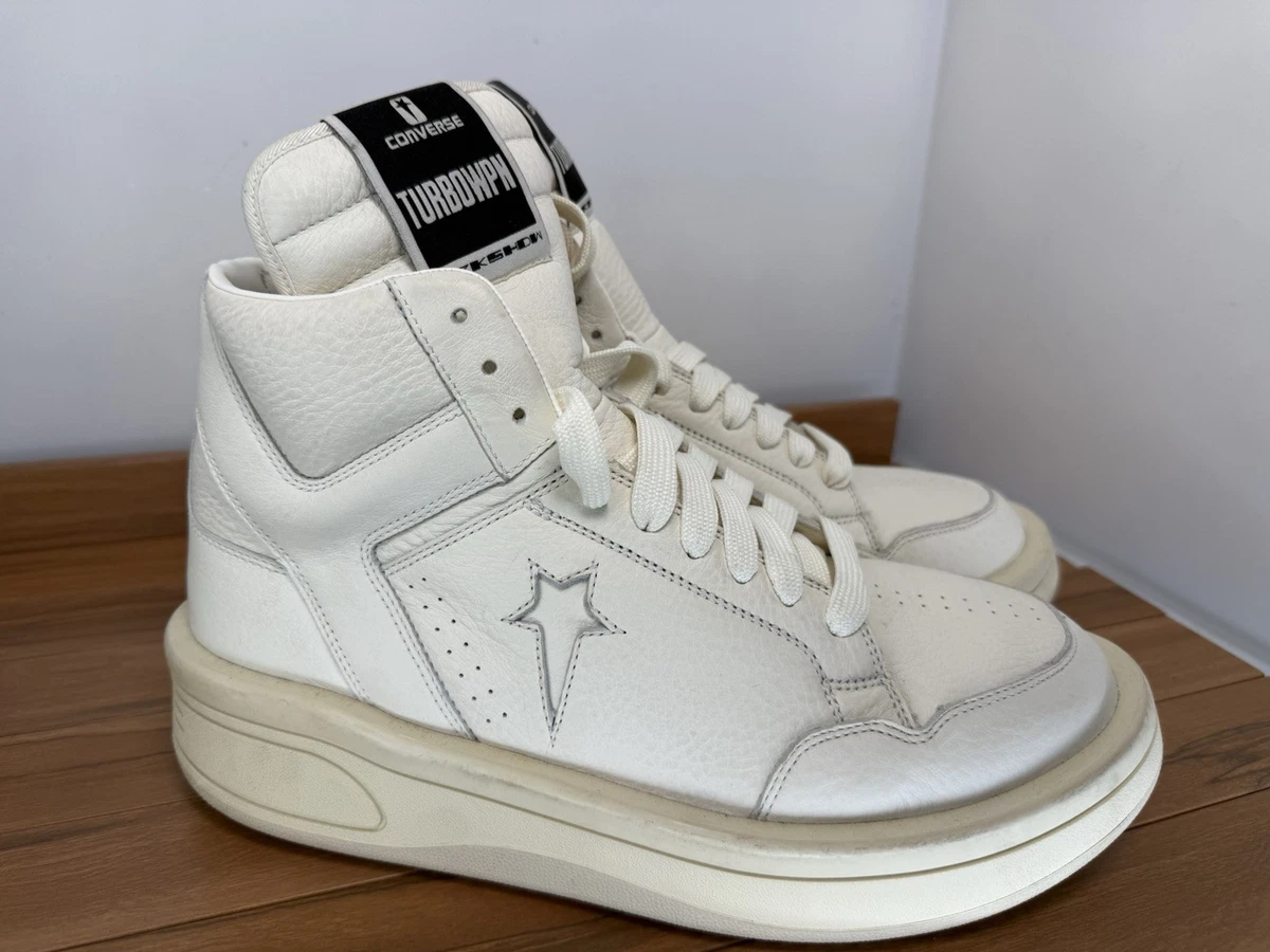 Las mejores ofertas en Converse Rick Owens x TURBOWPN Mid Egret | eBay