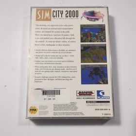 SimCity 2000 (Sega Saturn, 1995) COMPLETE