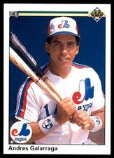 Andres Galarraga 1990 Upper Deck #356 Expos MLB READ FREE SHIPPING AutographDen