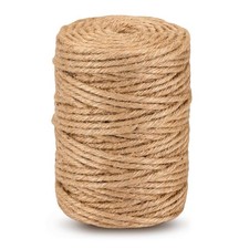 Corde de jute naturelle  4 mm x 60 m  Chanvre épais  Corde de jardin  Bricola...