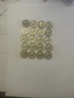 1930-40’s-50’s- 60’s Washington Quarters . 20 Coins Lot. 90% Silver 4 Mint Marks