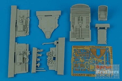 ARS4465 1:48 Aires P-47D Razorback Thunderbolt Cockpit Set (TAM kit) #4465