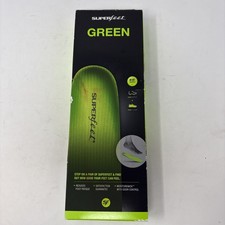 Superfeet Unisex Insoles, Size F - Green