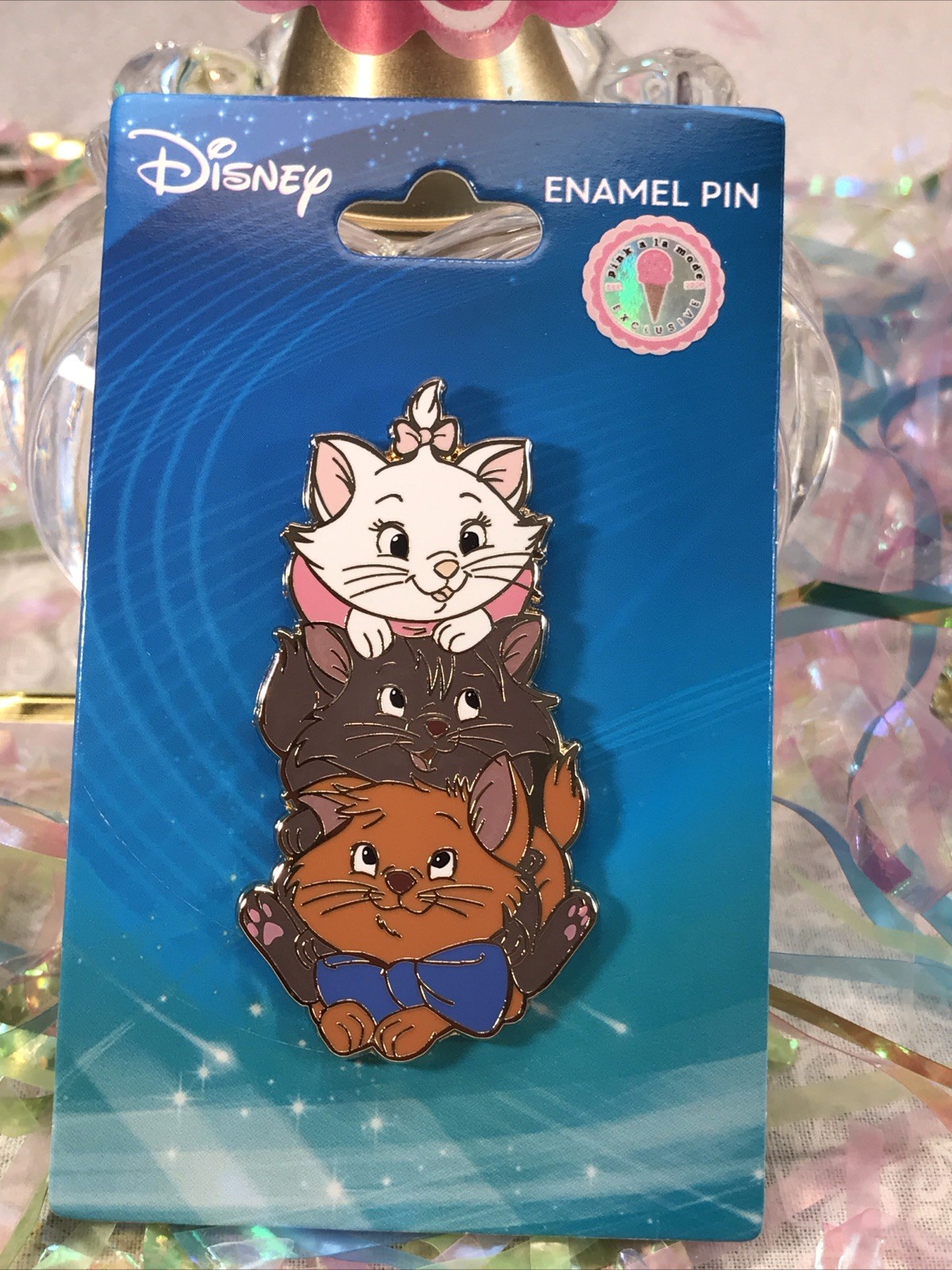 Disney Pink A La Mode Aristocrats Marie Berlioz Toulouse Stack Pin