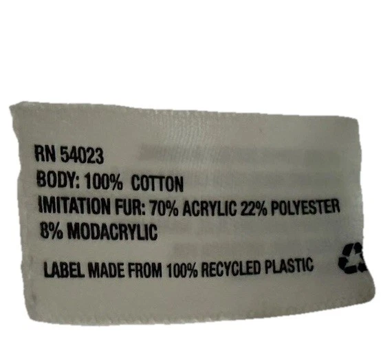 GAP Kids Faux Fur Sweater Sz 14/16 (XXL) Ivory Zip Cardigan -Great Condition! - Image 4 of 4