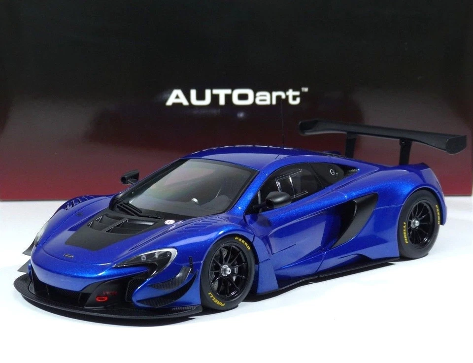 Mclaren 650S GT3 (Azul / Black. Accents) Año 2017 AUTOart 81641 1:18 Nuevo - Imagen 3 de 4