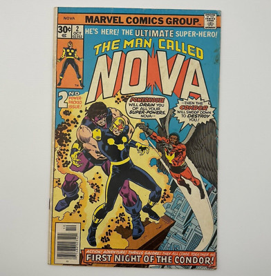 The Man Called Nova #2 (Marvel Oct 1976) The Ultimate Super-Hero! Vintage Comic
