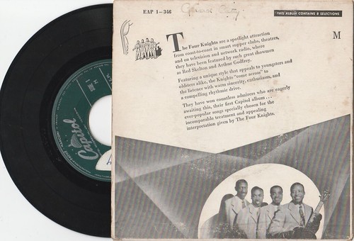 EP THE FOUR KNIGHTS-SPOTLIGHT SONGS-CAPITOL-FRENCH - Picture 2 of 2