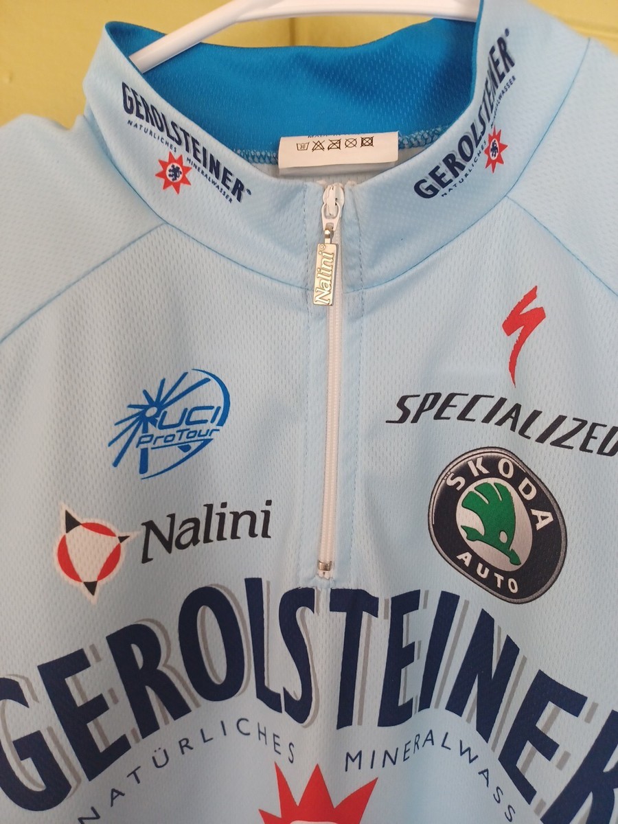 Maillot Nalini Gerolsteiner taille 4 fabriqué en Italie cyclisme 1/4