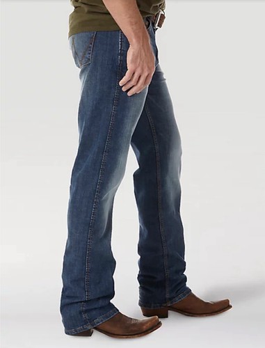 NEW 40 X 32 MEN'S WRANGLER RETRO® SLIM FIT STRAIGHT LEG JEAN WLT88BZ - 第 6/9 張圖片