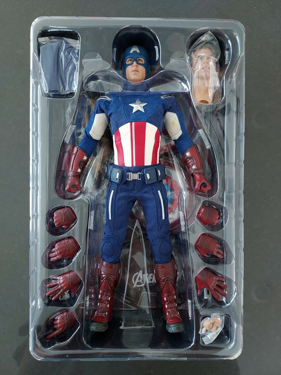 HOTTOYS CAPTAIN AMERICA （MMS174) 1/6 Hot Toys MMS174 Avengers Captain America Steve Rogers - 100