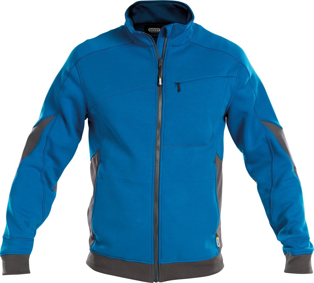 Стильная толстовка Velox COPES 86 Azurblau/Антрацитграу