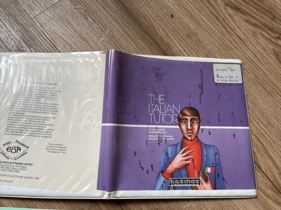 the Italian Tutor for the Atari ST Computer tested & working - Image 2 of 4