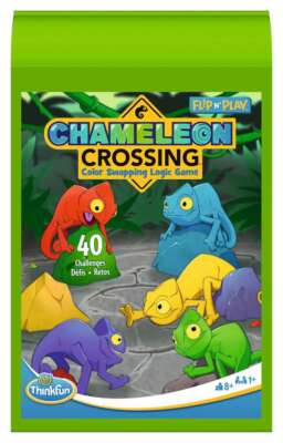 Thinkfun Familienspiel Logikspiel Flip n  Play Chameleon Crossing 76577