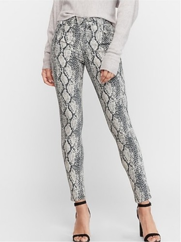 Nanette Lepore Women's High Waisted Snake Ankle Skinny Jean-Nanette Lepore Pants