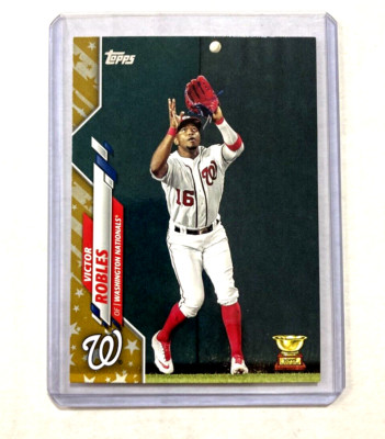 2020 Topps #547- VICTOR ROBLES Gold Star SP