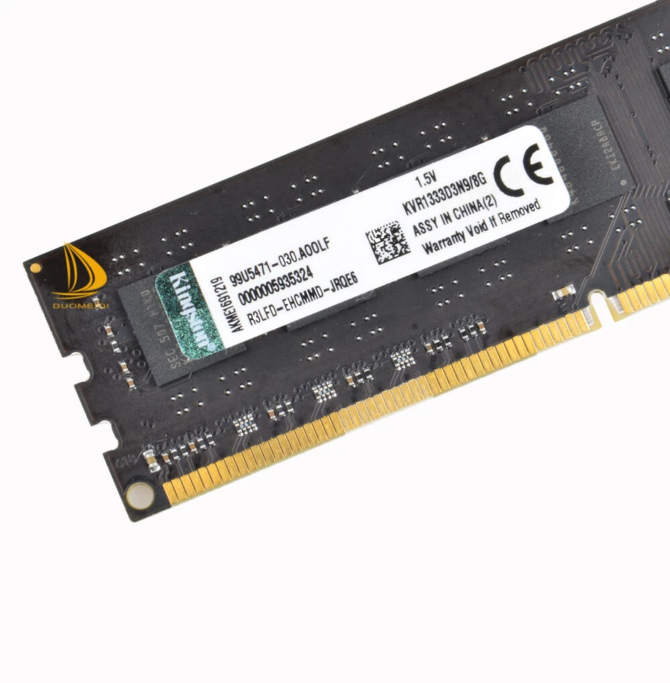 Kingston 1x8GB 2RX8 PC3-10600U DDR3 1333Mhz 240Pin DIMM Desktop Memory RAM 1pcs - Image 3 of 4